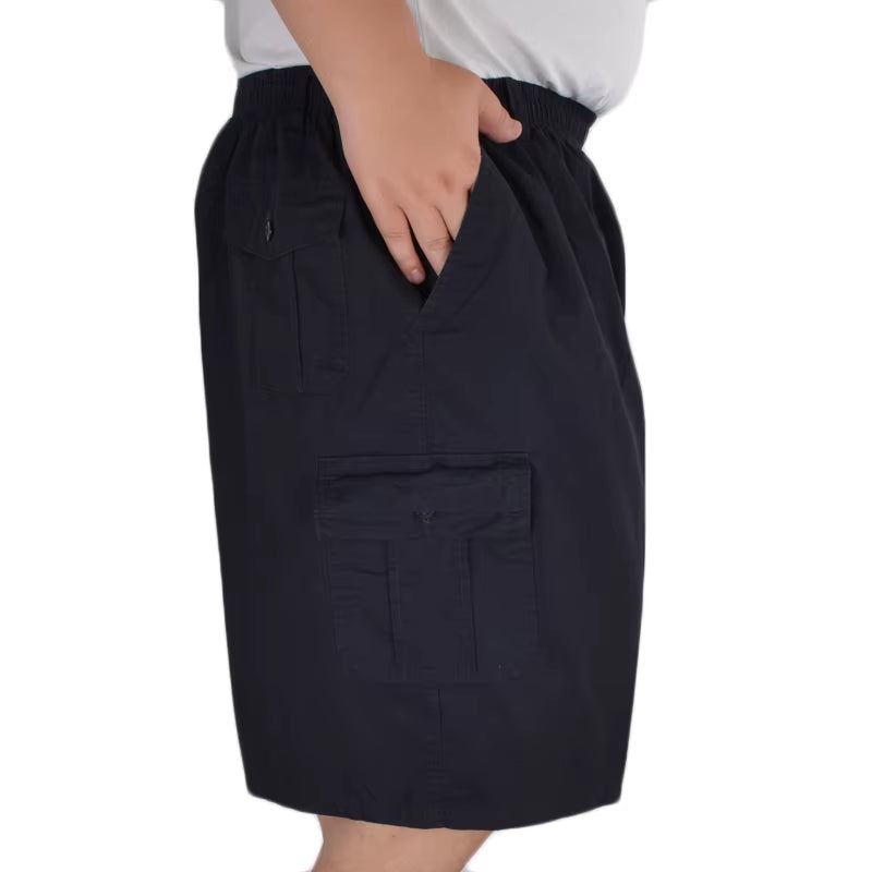 Big Size Men'S Summer Casual Shorts plus Size Loose Middle-Aged Oversized Cotton 8XL 7XL 6XL Large Size 11XL 12XL Men Shorts