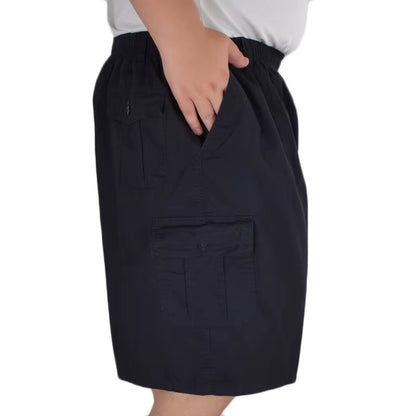 Big Size Men'S Summer Casual Shorts plus Size Loose Middle-Aged Oversized Cotton 8XL 7XL 6XL Large Size 11XL 12XL Men Shorts
