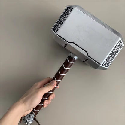 44Cm Thor'S Hammer Cosplay 1:1 Thunder Hammer Weapons Model Kids Gift Avengers Superhero Role Playing Captain America Iron Man