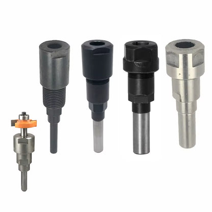 1 Pc 1/4" 8Mm 12Mm 1/2" Shank Router Bit Extension Rod Collet Engraving Machine Extension Milling Cutter for Wood MC04003