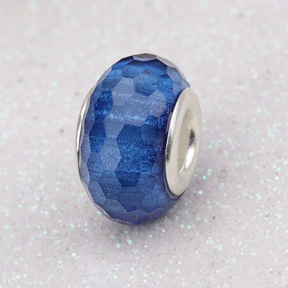 New European Colorful Lampwork Glass Bead Murano Plastic Aolly Charm Fit Pan Brand Bracelet Bangle Women DIY Jewelry Dropship
