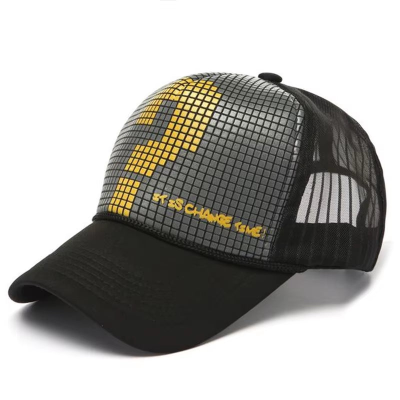 Wholesale Adult Summer Sun Hats Men Cool Hiphop Punk Rock Truck Cap Women Fashion Mesh Baseball Caps