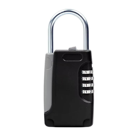 High Quality Hidden Key Safe Box 4-Digital Password Combination Lock with Hook Mini Metal Secret Box for Home Villa Caravan