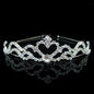 Princess Crystal Tiaras and Crowns Headband Kid Girls Love Bridal Prom Crown Wedding Party Accessiories Hair Jewelry