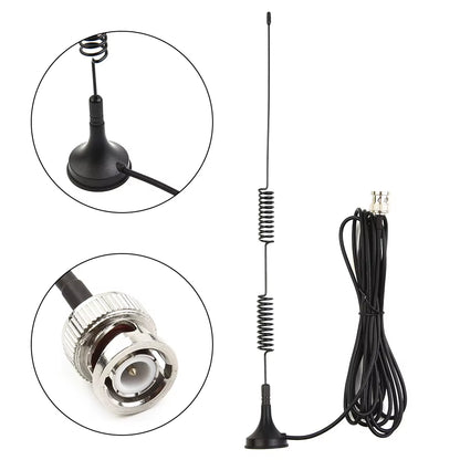 1X Antenna VHF UHF Ham Radio Antenna Amateur Radio Mobile Radio Scanner Antenna BNC Car Electronic Radio Wireless Antenna