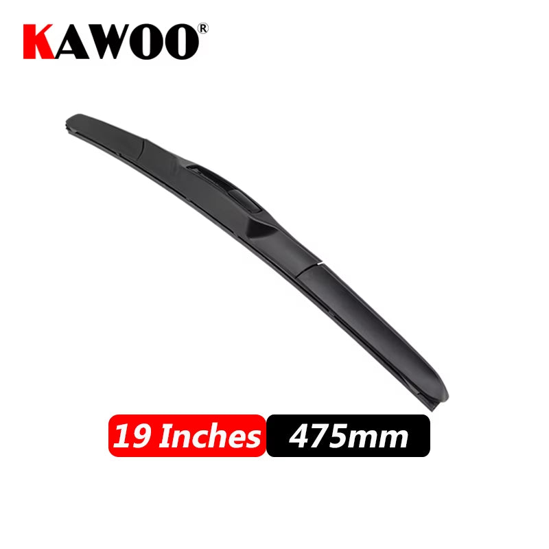 Car Wiper Blade Universal U Hook Type 14"16"17"18"19"20"21"22"24"26" Windscreen Windshield Rubber Hybrid Auto Wipers Accessories