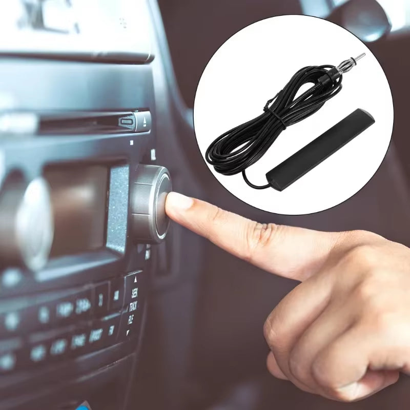 Universal Car Electronic Radio Antenna 5/3M Car AM FM Radio Antenna Signal Amplifier Booster Antena Booster 12V