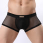 Underwear Men'S Boxers Breathable Mesh Hollow Boxer Shorts Sexy Underwear Panties Transparent Men Boxers B1150