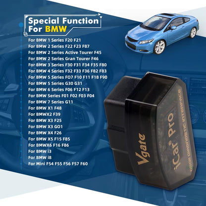 Vlinker MC V2.2 Icar Pro Bluetooth 4.0 WIFI OBD2 Scanner for Android IOS Auto Code Reader OBDII Tool PK V1.5 ELM327
