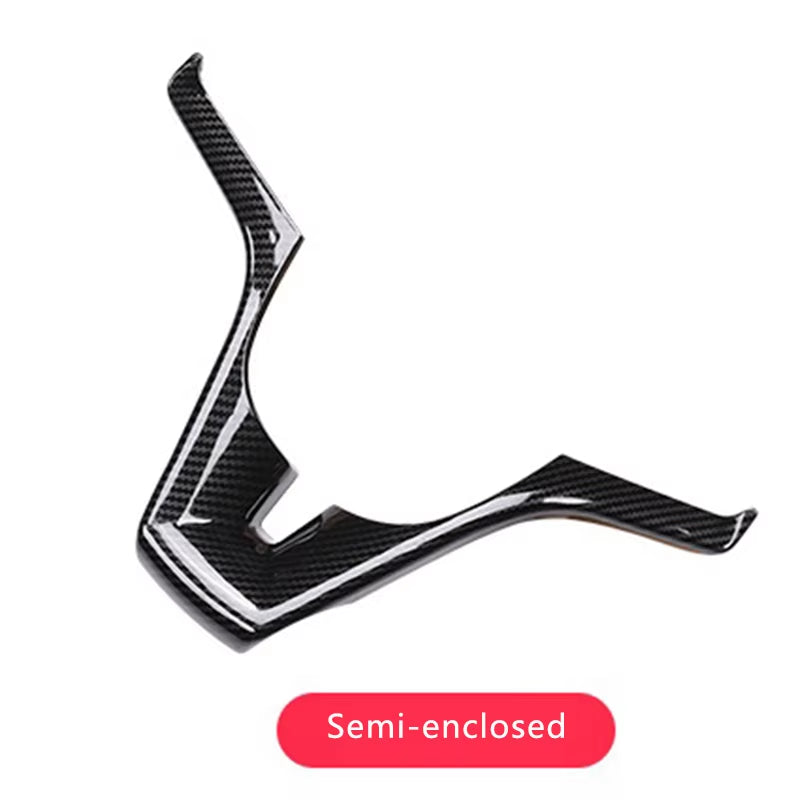 Car Carbon Fiber Interior Steering Wheel Trim for Chevrolet Classic Cruze Sedan Hatchback 2009-2015