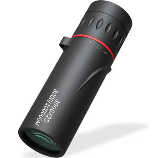 3000X25 Long Range HD Professional Adult Monocular and Mini Portable Telescope for Outdoor Camping and Hunting