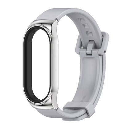 Strap for Mi Band 10 9 8 7 6 5 4 3 Bracelet Silicone Wristband for Xiaomi Mi Band 8 Metal Strap for Mi Band 7 Watchband Leather