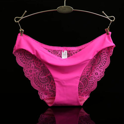 Ladies Underwear Woman Panties Sexy Lace plus Size Panty Transparent Low-Rise Cotton Briefs Intimates New Hot Sale