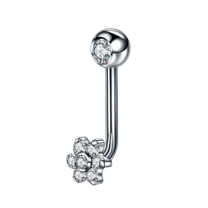 1PC G23 Titanium Opal Crystal Christina Vertical Hood Piercings Lip Rings Sexy Women Piercings Body Jewelry 14G
