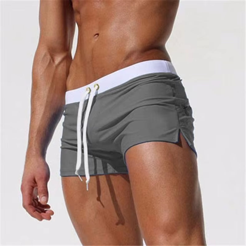 Shorts Men Zipper Pocket Casual Mens Shorts Fast Dry Boardshorts Joggers Men'S Trunks Summer Mens Short Homme Masculino