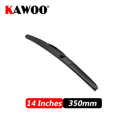 Car Wiper Blade Universal U Hook Type 14"16"17"18"19"20"21"22"24"26" Windscreen Windshield Rubber Hybrid Auto Wipers Accessories