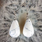 13X22MM Obsidian Clear Quartz Lapis Lazuli Rose Pink Quartz Opal Obsidian Drop Cone Bead Hook Dangle Earrings 1Pair