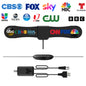 TV Antenna Digital Antenna for Smart TV 4K 1080P HD Digital VHF UHF All Tv'S for Local Channels, Smart Switch Signal Booster