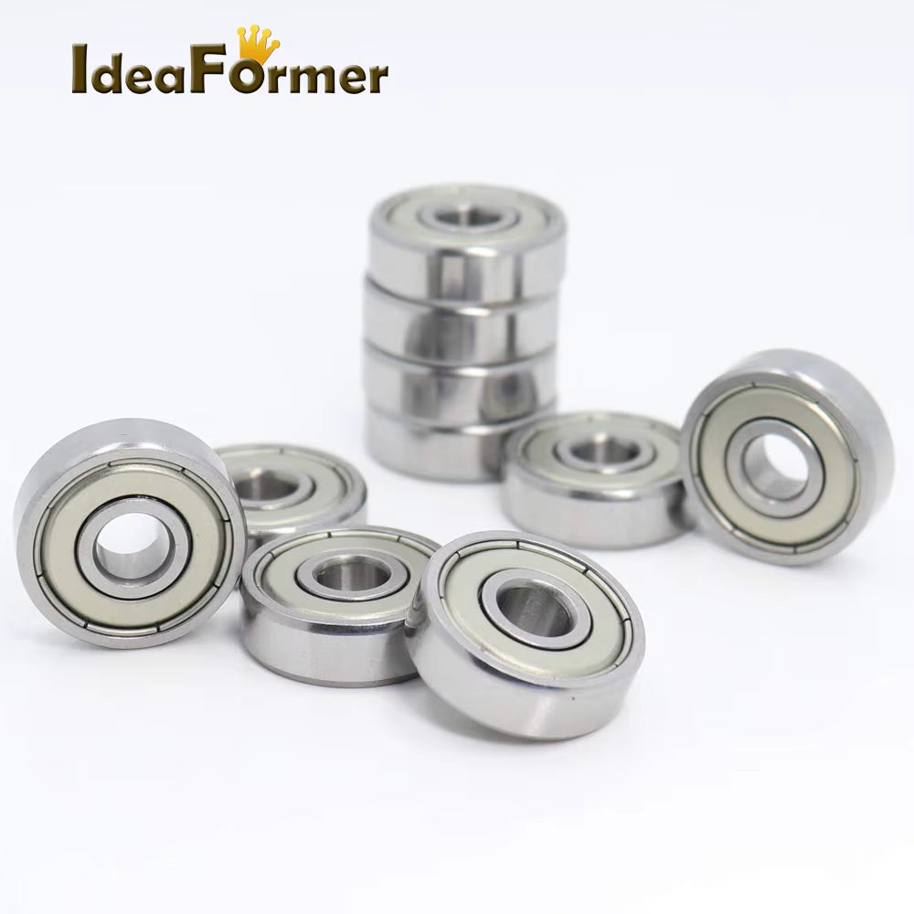 10Pcs ABEC 7 625ZZ Ball Bearing Deep Groove Bearing 5*16*5 Mm Miniature Deep Groove 3D Printer Parts