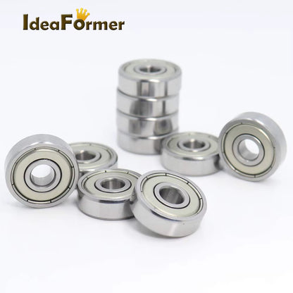 10Pcs ABEC 7 625ZZ Ball Bearing Deep Groove Bearing 5*16*5 Mm Miniature Deep Groove 3D Printer Parts