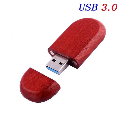USB 3.0 High Speed LOGO Wooden Box Personal Logo Customer Pendrive 8GB 16GB 32GB 64GB USB Flash Drive Pen Drive U Disk