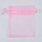 50Pcs/Lot 24 Colors Jewelry Bag Organza Gift Bags for Jewelry Packaging Bags Wedding Gift Storage Drawstring Pouches Wholesale