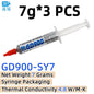 Net Weight 1/3/7/15/30 Grams Gray 900 Thermal Conductive Grease Paste Plaster Heat Sink Commpound for CPU LED SSY BAS BR BX CB
