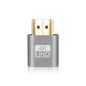 1Pcs VGA Virtual Display Adapter Hdmi-Compatible 1.4 DDC EDID Dummy Plug Headless Ghost Display Emulator Video Card Lock Plate