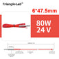 Trianglelab 3D Printer 6*20MM 12V/24V 40W Heater Cartridge with 100CM Cable for 3D Printer for PT100 HOTEND Volcano MK8 MK9