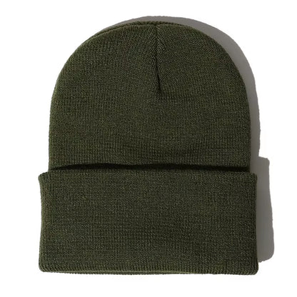 Solid Color Winter Hats for Woman New Beanies Knitted Cute Hat Girls Autumn Female Beanie Caps Warmer Bonnet Ladies Casual Cap