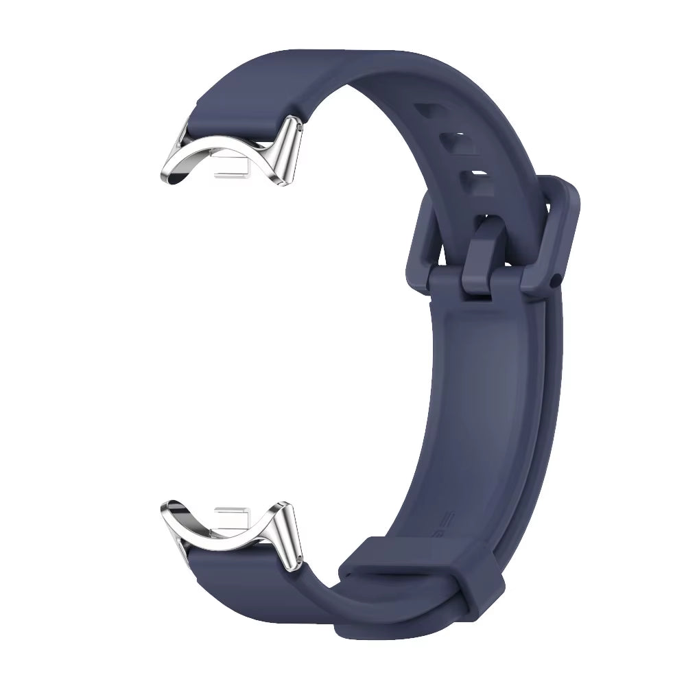Strap for Mi Band 10 9 8 7 6 5 4 3 Bracelet Silicone Wristband for Xiaomi Mi Band 8 Metal Strap for Mi Band 7 Watchband Leather