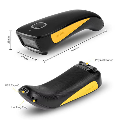 C750 Bluetooth QR 2D Barcode Scanner and C830 Wireless Laser 1D Usb Bar Code Reader for IOS Android Windows Mobile Payment