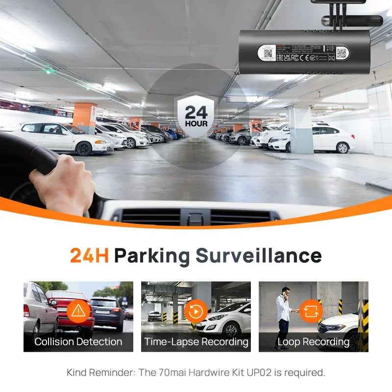 M200 Voice Control 1080P 130FOV Wifi  Car DVR Car Recorder Auto Recorder Wifi Parking Monitori