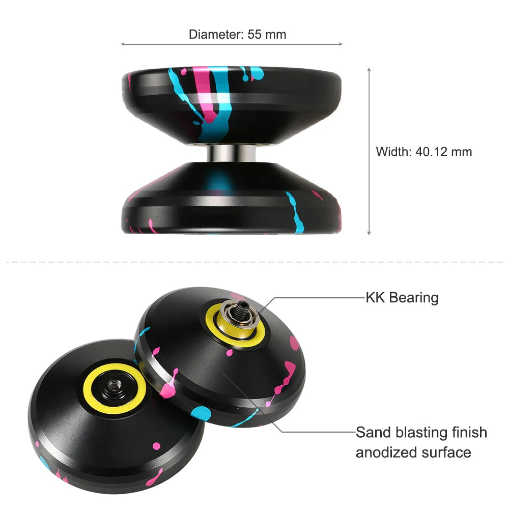 Magic Yoyo V3 YOYO ALUMINUM Alloy Professional Yoyo Best Unresponsive or Responsive Yoyos Stroller Yoyo for Children Boys Toys
