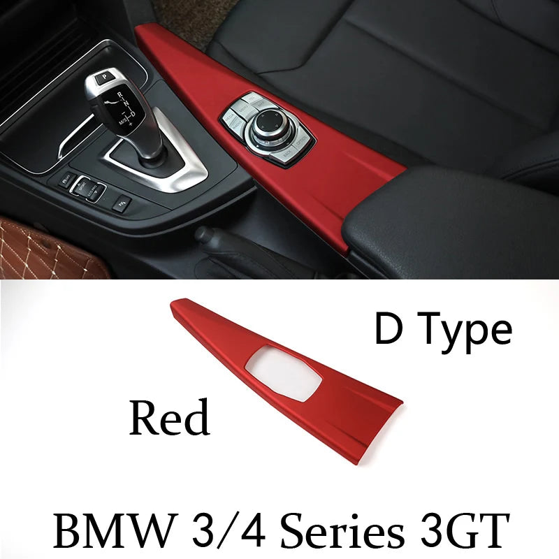 For BMW 3 4 Series 3GT F30 F31 F32 F34 F36 316Li 320Li Car Accessories Control Gear Shift Panel Decorative Strip Cover Trim