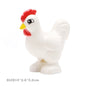Big Building Blocks Accessories Farm Animals Zoo Compatible with Duplos Cat Pig Dog Rabbit Monkey Hippo Sheep Children Toys Gift