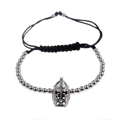 2020 Classic Luxury CZ Black Zircon Long Tubes&4Mm Copper Beads Macrame Men Bracelets&Bangles for Women Jewelry Bileklik