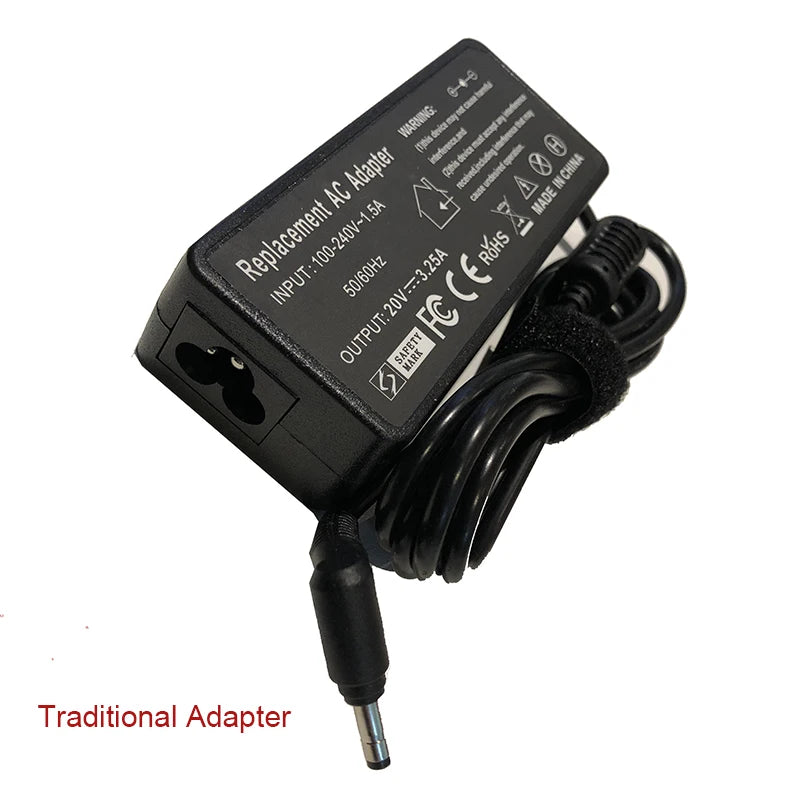 20V 3.25A 65W 4.0*1.7Mm AC Laptop Charger  Ideapad 330S 320 100-15 B50-10 YOGA 710 510-14ISK Redmibook 14 13 Adapter