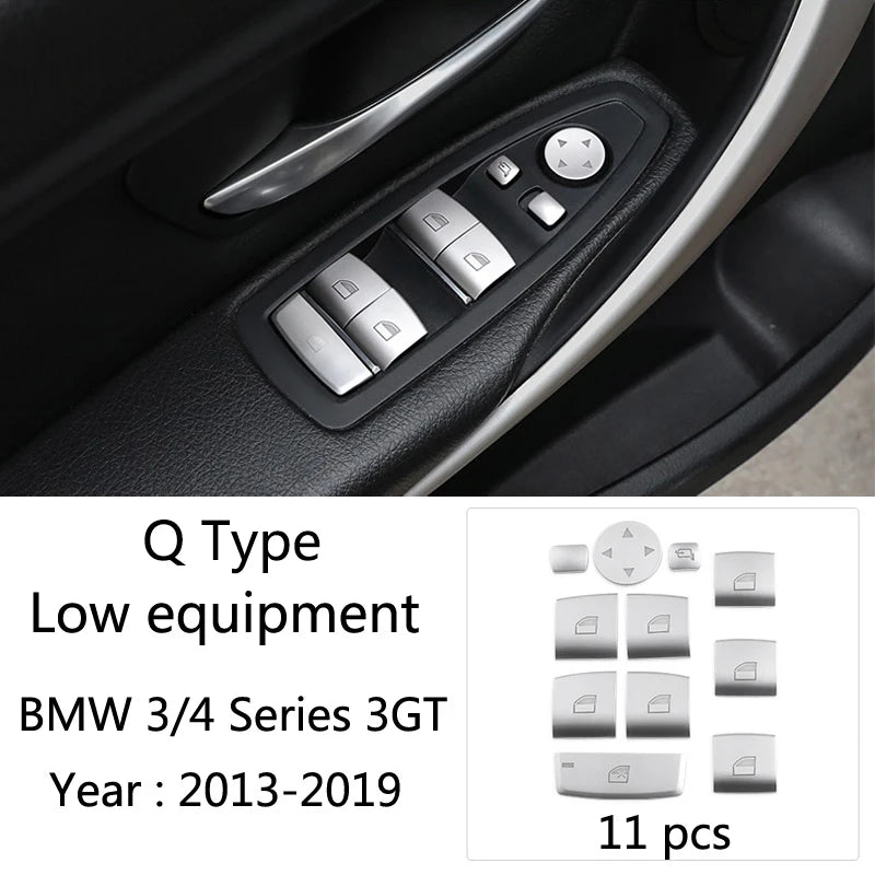 For BMW 3 4 Series 3GT F30 F31 F32 F34 F36 316Li 320Li Car Accessories Control Gear Shift Panel Decorative Strip Cover Trim