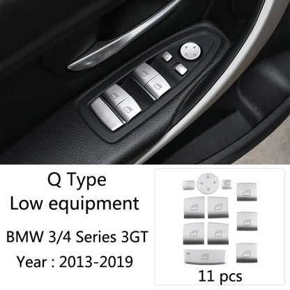 For BMW 3 4 Series 3GT F30 F31 F32 F34 F36 316Li 320Li Car Accessories Control Gear Shift Panel Decorative Strip Cover Trim