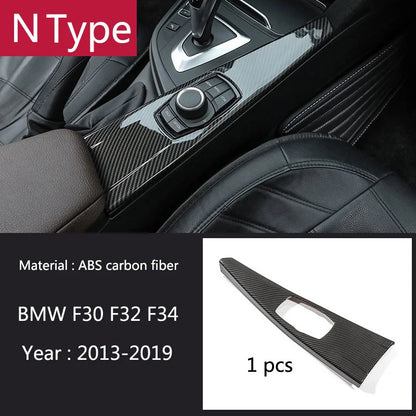 For BMW 3 4 Series 3GT F30 F31 F32 F34 F36 316Li 320Li Car Accessories Control Gear Shift Panel Decorative Strip Cover Trim