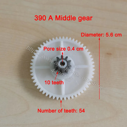 Children Electric Car Plastic Gear,550 Gearbox Gear for Electric Baby Cars,Kid'S Electric Vehicle Metal Gear for 390 Gearbox