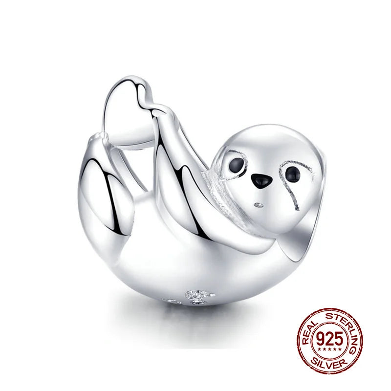 925 Sterling Silver Women Boy Girls Pet Camera Bee Charm Coffee Ladybug Beads Fit DIY Original Bracelet Pendants Jewelry