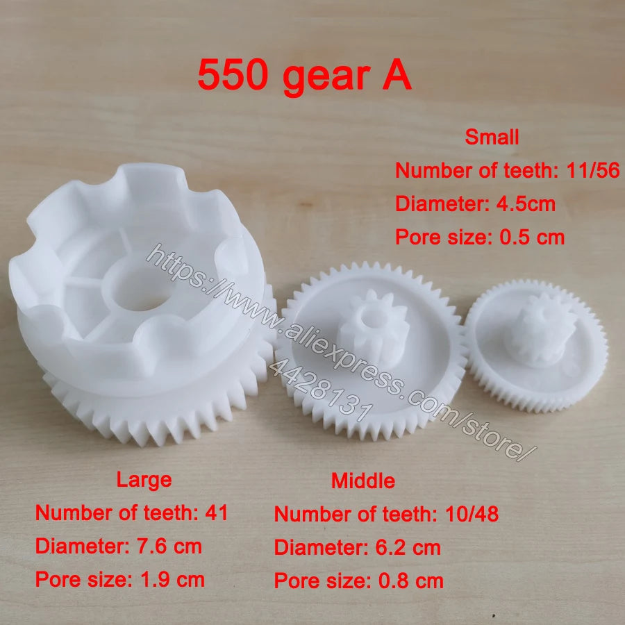 Children Electric Car Plastic Gear,550 Gearbox Gear for Electric Baby Cars,Kid'S Electric Vehicle Metal Gear for 390 Gearbox