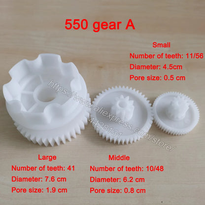 Children Electric Car Plastic Gear,550 Gearbox Gear for Electric Baby Cars,Kid'S Electric Vehicle Metal Gear for 390 Gearbox