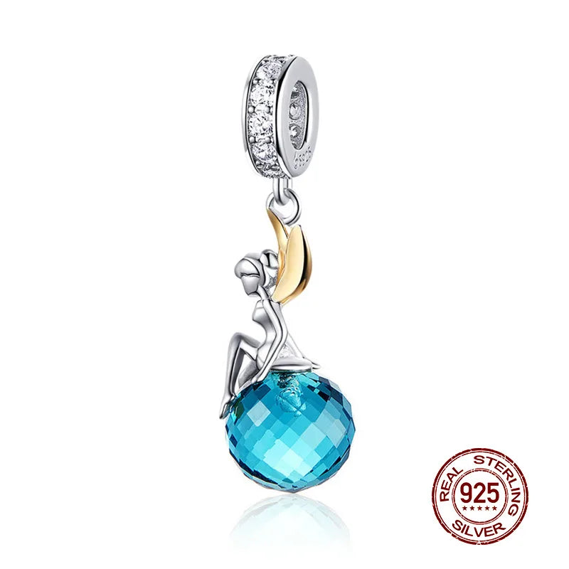 925 Sterling Silver Women Boy Girls Pet Camera Bee Charm Coffee Ladybug Beads Fit DIY Original Bracelet Pendants Jewelry