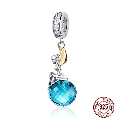 925 Sterling Silver Women Boy Girls Pet Camera Bee Charm Coffee Ladybug Beads Fit DIY Original Bracelet Pendants Jewelry