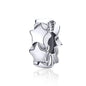 Authentic 925 Sterling Silver Dog Animal Footprint Cat Heart LOVE Spacer Charm Fit Bracelet DIY Original SCC594