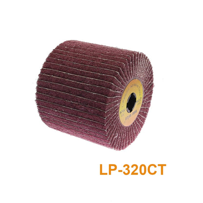 120*100*19Mm Non-Woven Nylon Flap Brush Satin Drawing Polishing Deburring Drum Wheel for Stainless Steel