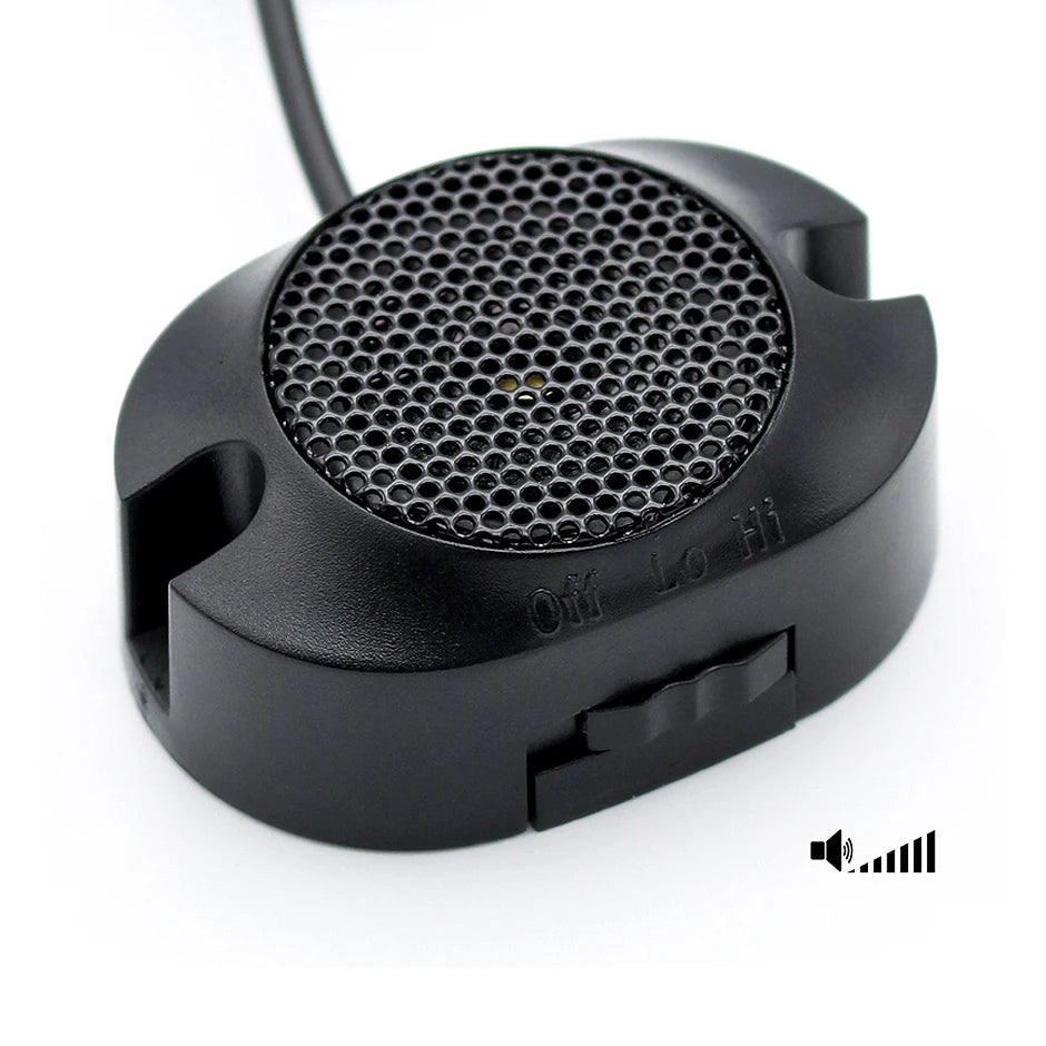 Car Parking Sensor Assistant Parktronics 4 Black/Silver/White 13Mm Flat Sensors Reverse Radar Sound Buzzer Alarm Sound